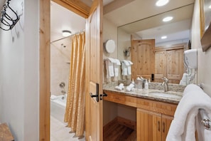 Hair dryer, towels