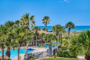 Outdoor pool, a heated pool - Ocean Villas #18 (St. Augustine)