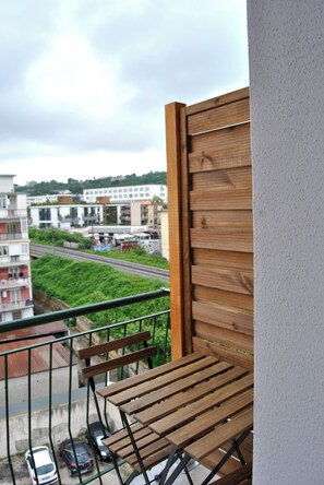 Uitzicht vanaf balkon