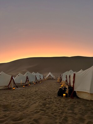 Luxury Double Room, Patio, Desert view