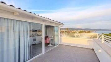 Panoramic-Penthouse, Meerblick | Terrasse/Patio