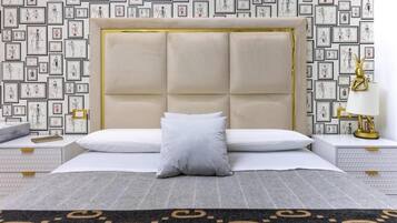 Appartamento Luxury, non fumatori, angolo cottura | Una cassaforte in camera, tende oscuranti, insonorizzazione