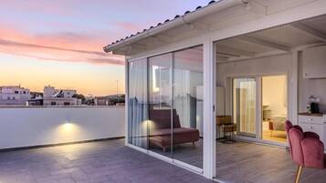 Panoramic-Penthouse, Meerblick | Terrasse/Patio