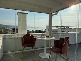 Panoramic Penthouse, Sea View | Terrace/patio