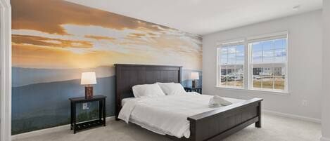 4 bedrooms, iron/ironing board, travel crib, free WiFi