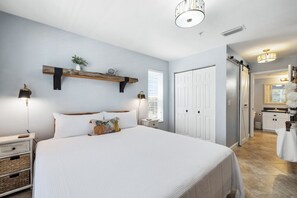 2 bedrooms, iron/ironing board, travel crib, free WiFi