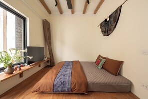 Egyptian cotton sheets, premium bedding, down duvets, memory-foam beds -  UNIQUE Creative Apartment in Old Quarter (Hanoi)