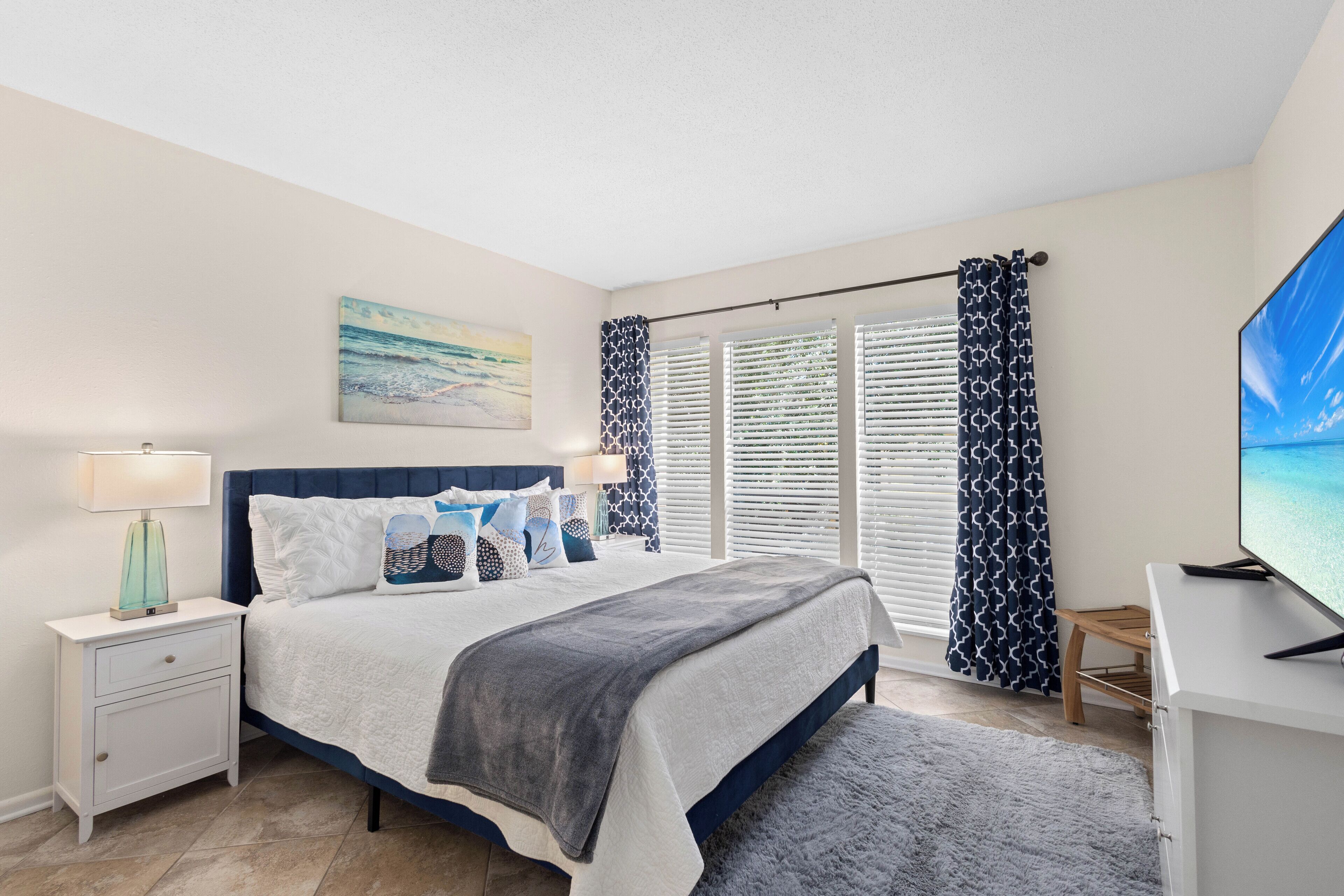 2 bedrooms, iron/ironing board, travel crib, WiFi