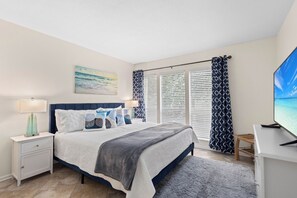 2 bedrooms, iron/ironing board, travel crib, WiFi