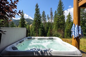 Utendørs boblebad
