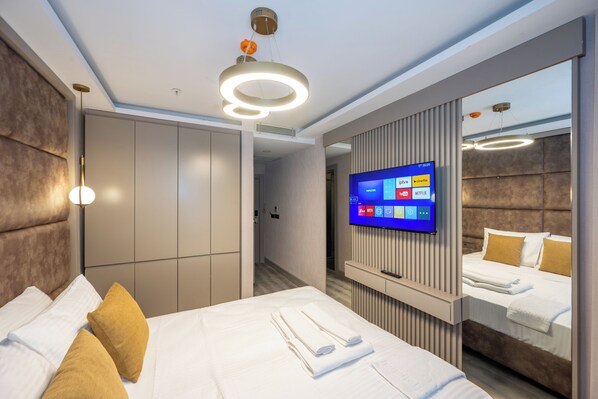 标准双人房 | 迷你吧、免费 WiFi、床单