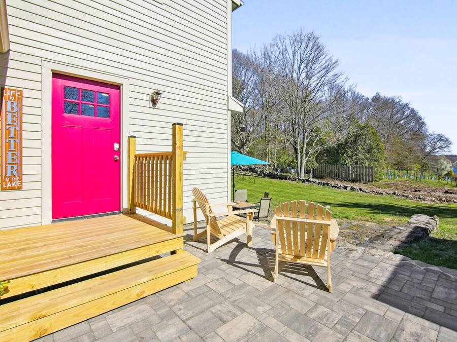 Entrée de l’hébergement