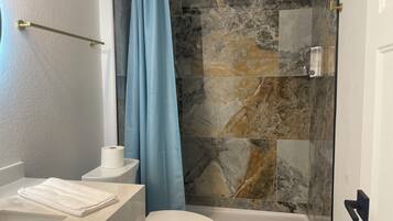 Towels, soap, toilet paper