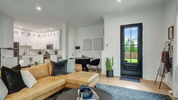 TV, fireplace, video games, offices