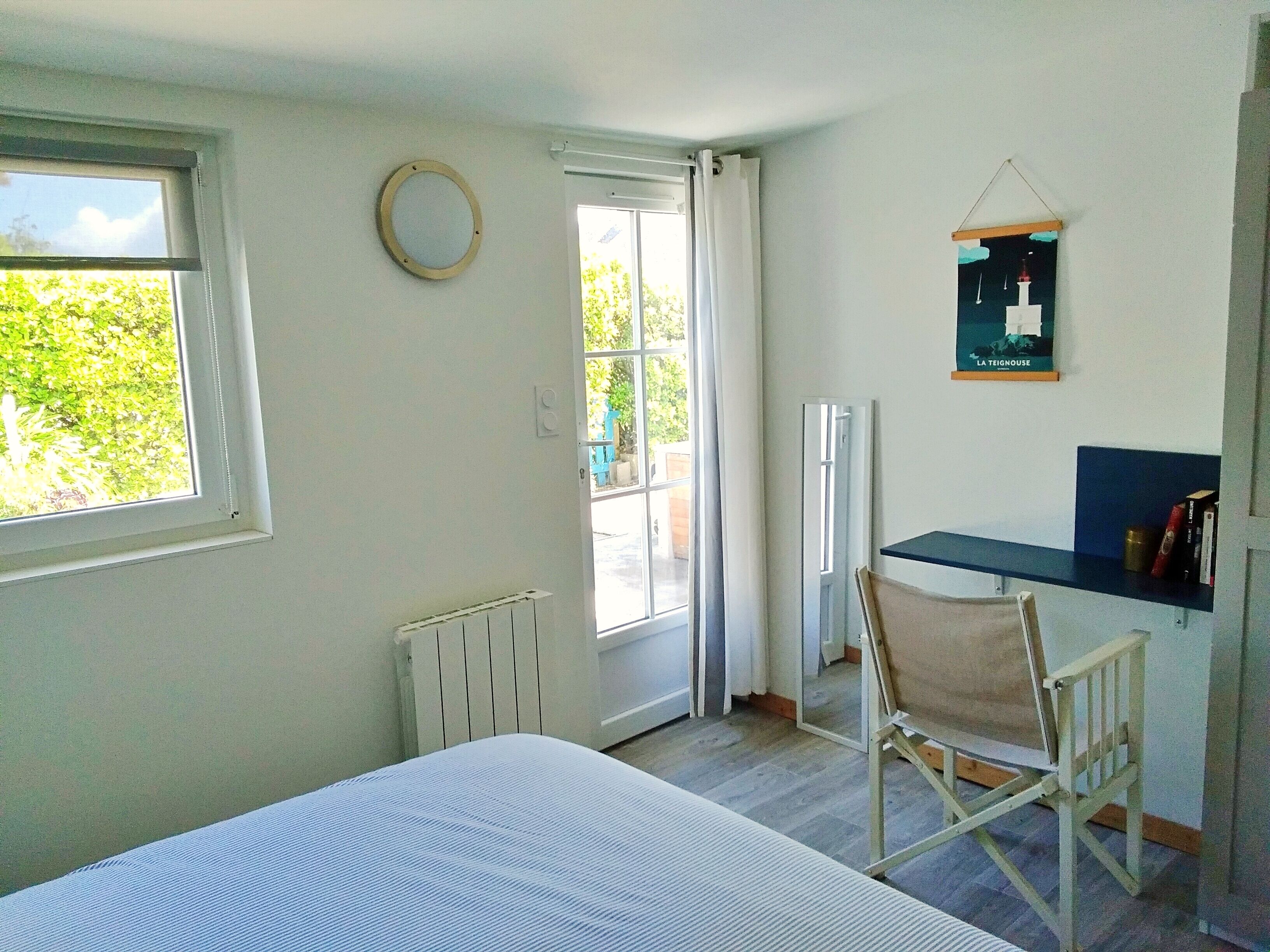 2 chambres, lit parapluie, accès pour personnes à mobilité réduite