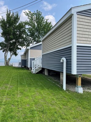 Exterior - Cozy lakefront home on Ossipee Lake, w/beach, dock and amazing view. (Ossipee)