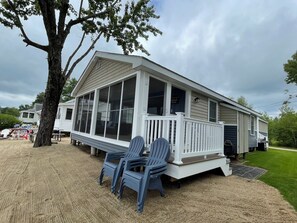 Exterior - Cozy lakefront home on Ossipee Lake, w/beach, dock and amazing view. (Ossipee)