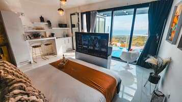 1 slaapkamer, een kluis op de kamer, gratis wifi, beddengoed