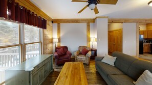 TV, fireplace - Just steps to the slopes - 4BR at Timbers! by RedAwning (Snowshoe)