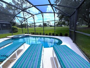 Pool - Stunning Villa with Golf Course Views (Haines City)