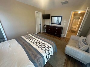 4 bedrooms, iron/ironing board, travel crib, WiFi