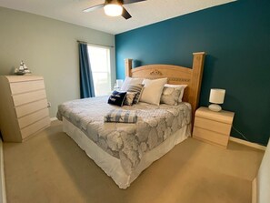 4 dormitorios, tabla de planchar con plancha, wifi y ropa de cama