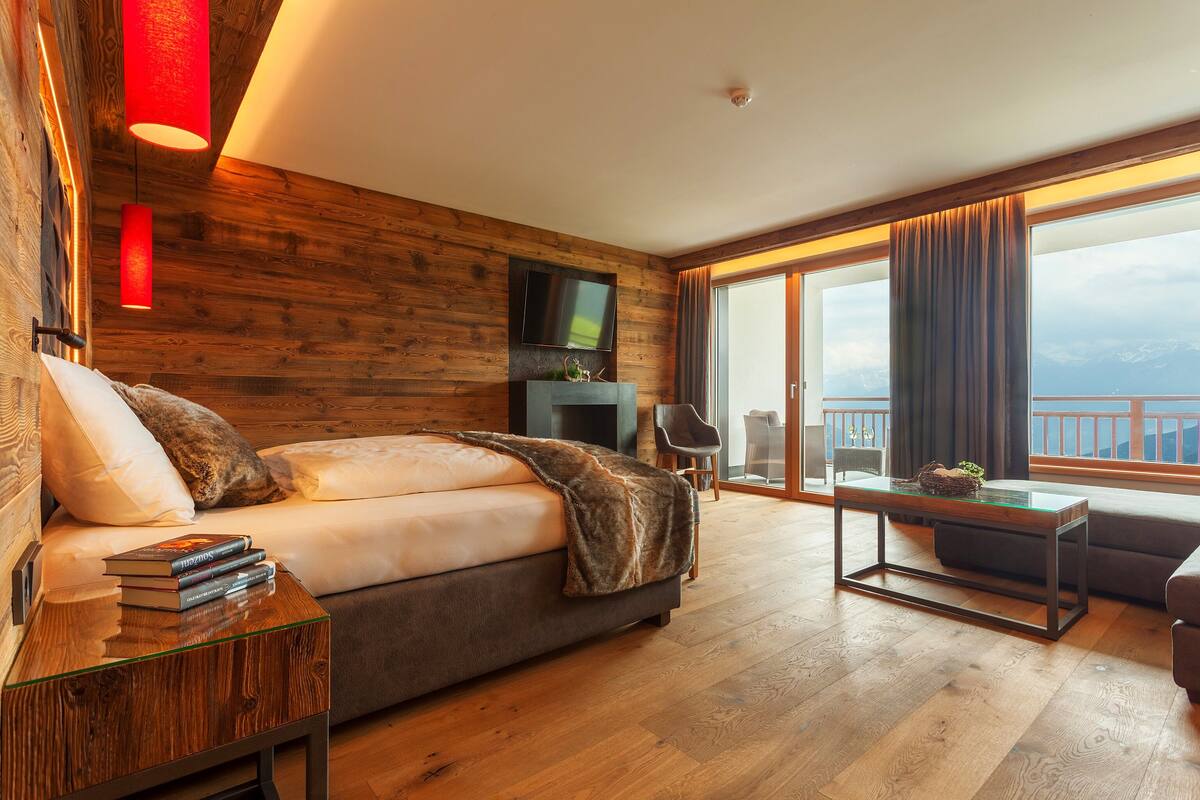 Suite Confort, balcon, vue montagne