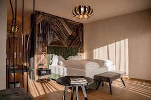 Chambre Confort double, 1 chambre, non-fumeur, vue sur la montagne | Literie hypoallergénique, coffre-fort, système d’insonorisation