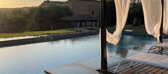 Masia Cal Mingo, paradise lost between vineyards and the sea, Barcelona Spain.  