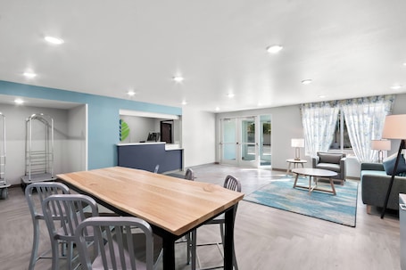 Sala de estar en el lobby