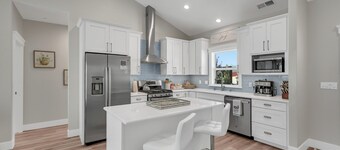New home with fabulous outdoor spaces