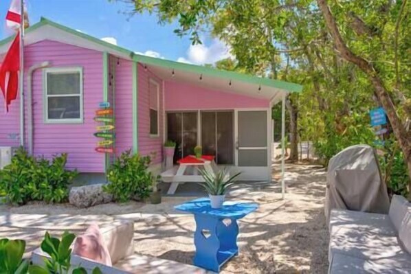 Terrace/patio - Scube Shack *New* Beach-Pool (Key Largo)