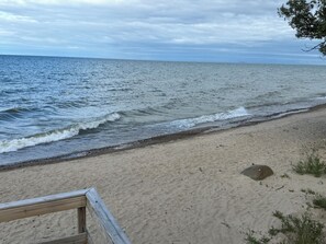 Sun-loungers, beach towels