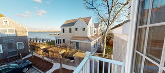 Walk to town condo with waterviews