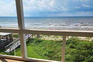 Property grounds - Galveston home with open floor, balcony, patio and water views (Galveston)