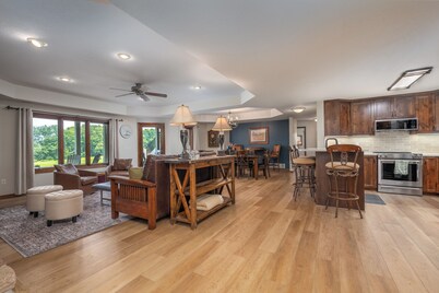 Private Lower Level Rental on Bear Trap Lake 4 Beds 2 Baths on 6 Acres