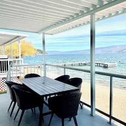 Classic Cabin 6 - 2 Queen Bedrooms + Queen Sofa Bed, 2 Bathrooms, Kitchen & Beachfront Views | Terrace/patio