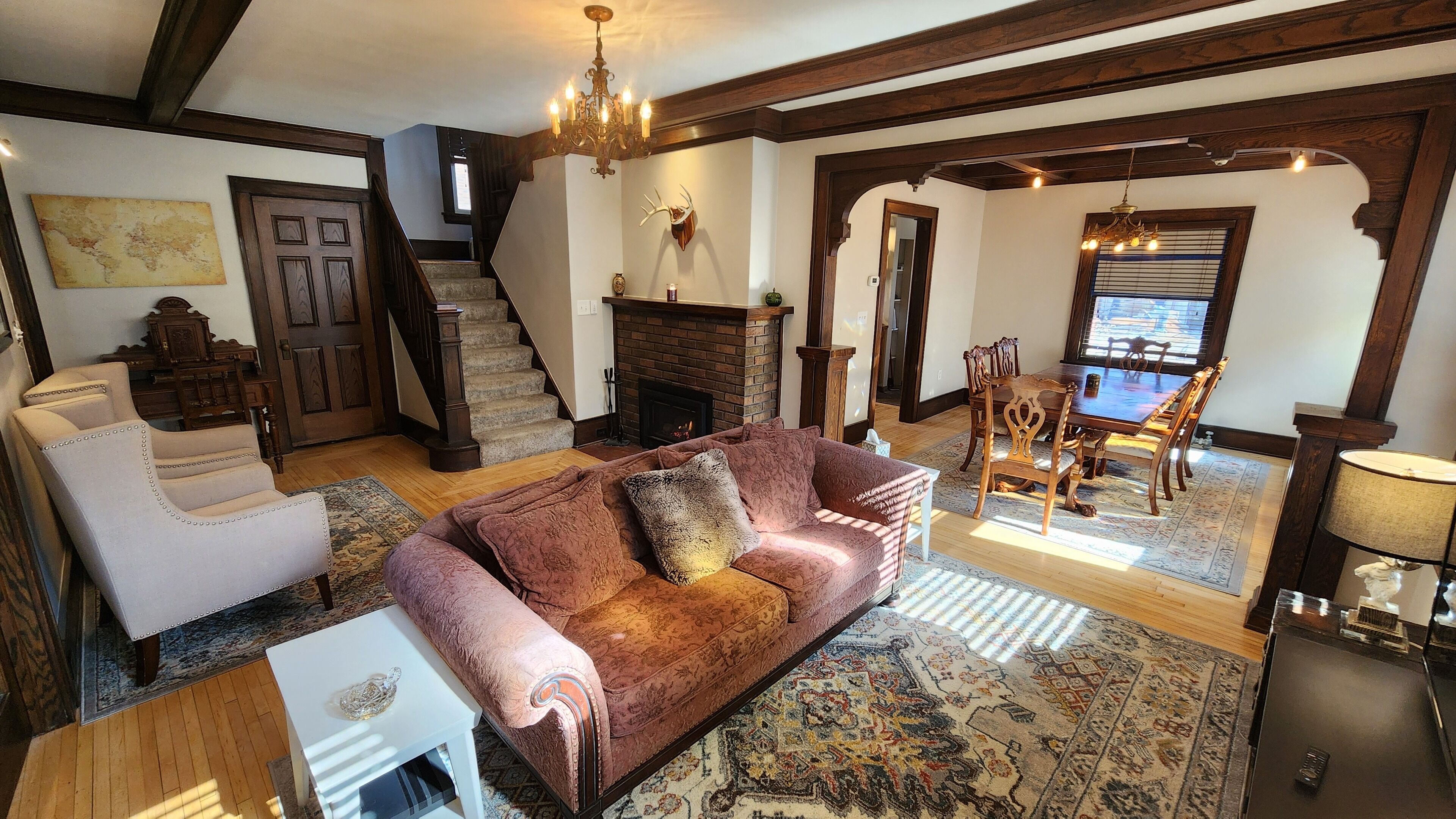 Mission-style Craftsman home that marries timeless charm with modern comfort