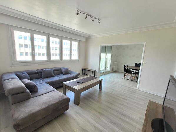 Living area - Appartement T4 (Brest)