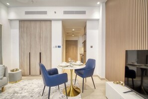 Leilighet – comfort | 1 soverom, lydisolert, strykejern/-brett og wi-fi (inkludert)