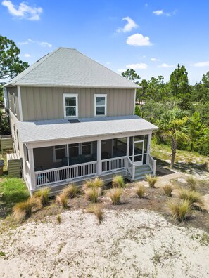 Exterior - Spacious 4BR w/ Pool Access|Walk to Beach|Fire Pit (Port St. Joe)