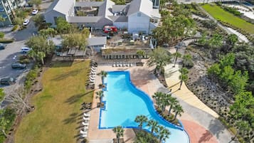 Een verwarmd zwembad