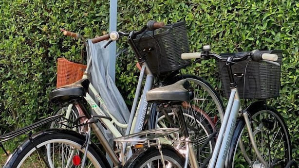 Two bicycles parked against a hedge. - The Title Residences, Naiyang Beach, Phuket (Phuket)