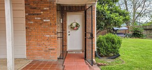 Exterior detail - Cozy French Getaway! With full kitchen, workspace, treadmill and grill.

 (Spring)