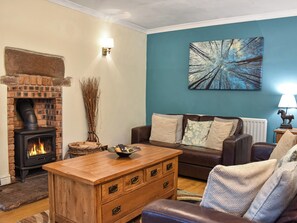 Fireplace - 3 bedroom accommodation in Stainton, near Penrith (Stainton, near Penrith)