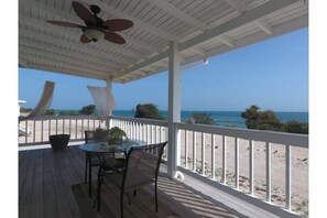 Outdoor dining - Barbuda Cottages 1 Bed (Blue) Beachfront Villa (Codrington)