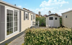 Terrace/patio - Beautiful (sta)caravan in Julianadorp (Julianadorp)