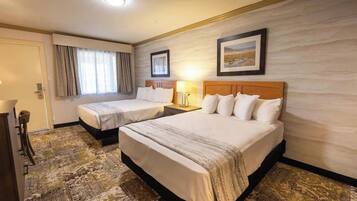 Allergivenligt sengetøj, skrivebord, strygejern/strygebræt, gratis Wi-Fi