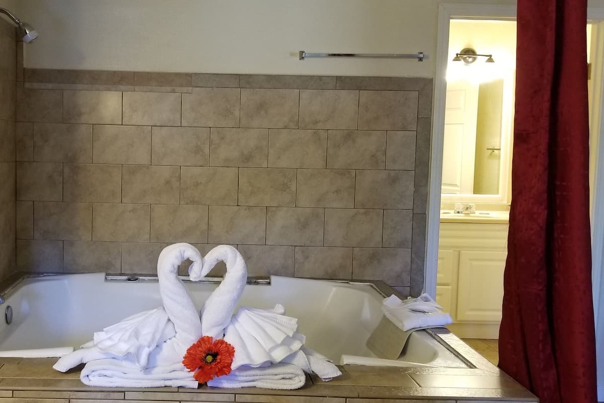 Deluxe-Einzelzimmer | Badezimmer