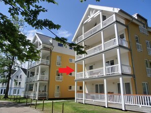 Exterior - Ferienwohnung W15.1.s - 2-zi-fewo für 3 Pers. im 1. OG, Strandnah (Graal-Müritz)